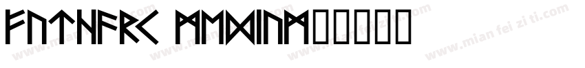 futhark Medium字体转换